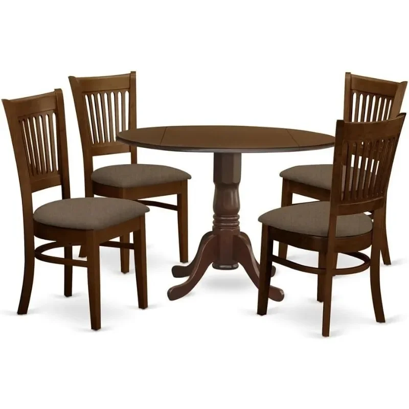 

Dublin Includes A Round Dining Room Table, Set Table and Chairs Set, Dinning Table Set Furniture, Luxury Dining Table Set