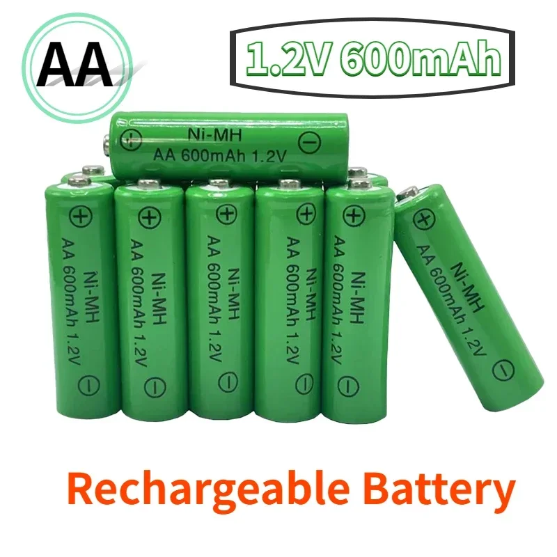 NI-MH Rechargeable Battery AA 1.2V 600mAh for Camera Microphone Flashlight Remote Control MP3/MP4 Player Electric Shaver