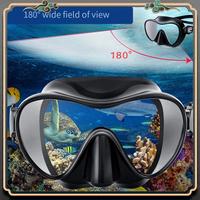Premium 180° Viewing Angle Adult And Child Anti-Fog And Anti-Leakage Diving Goggles Adjustable Diving Goggles