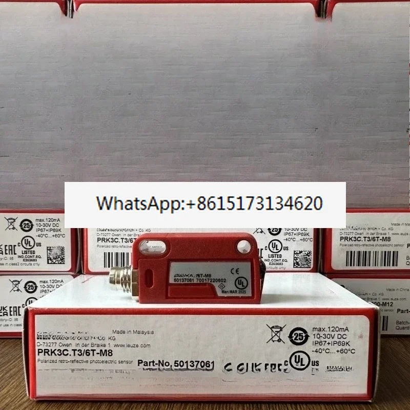 PRK3C. T3/6T-M8 Transparent object detection photoelectric PRK3C. T3/4T