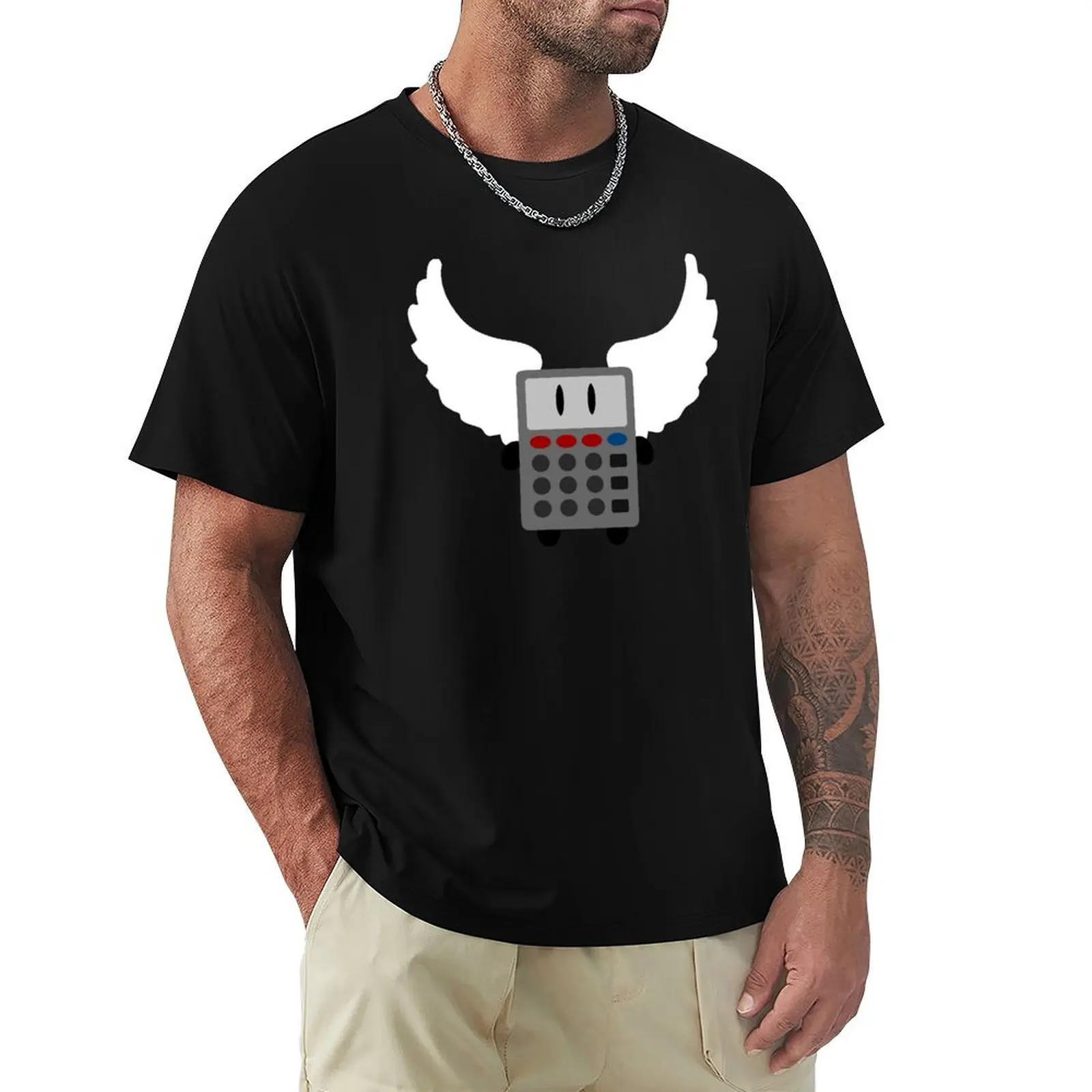 Angel Calculator T-Shirt Long Lasting Casual T-Shirt