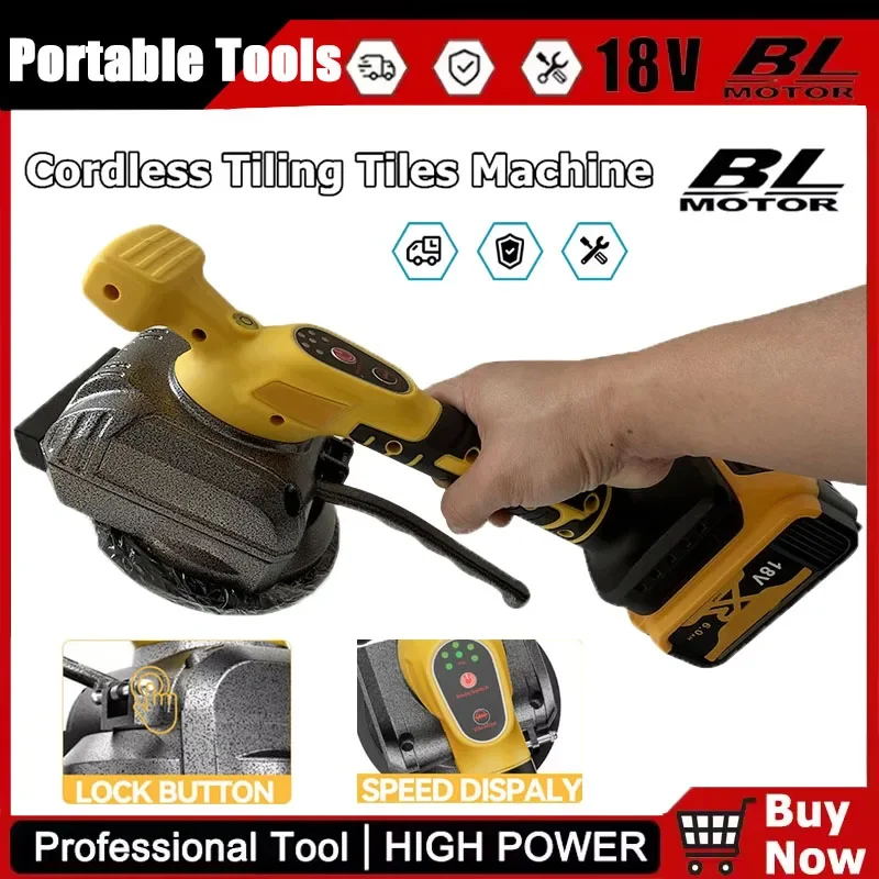 

For Dewalt 5-SPEED Adjustable Machine Cordless Tile Installation Tool For Floor Tile Wall Tile Vibration Leveling 18V Battery