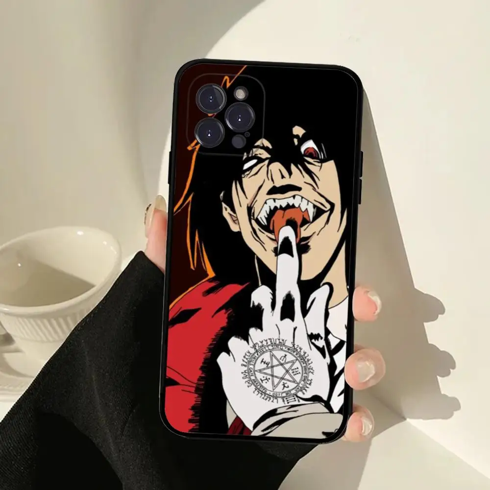 Alucard Hellsing Anime Phone Case For IPhone 15 14 13 12 Mini 11 Pro XS Max X XR SE 6 7 8 Plus Soft Silicone Cover