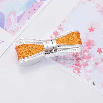 NEW Wholesale 12.1mm Diamond Bowknot Lipstick Tube High Grade Lip Balm Tubes Cosmetic Refillable Bottles Magnetic Snap Tubes