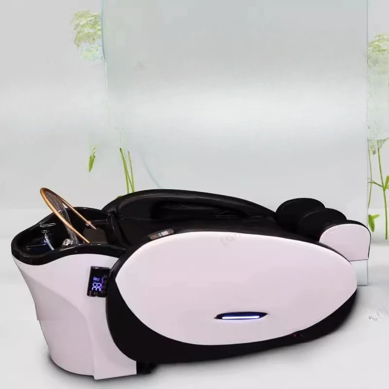 

Automatic intelligent electric massage shampoo bed barber shop hair water circulation head treatment fumigation cover
