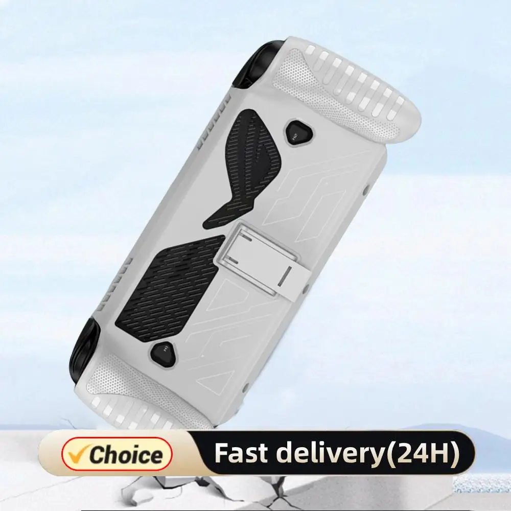 حافظة واقية من مادة TPU حافظة بمسند لوحدة التحكم في الألعاب غطاء حماية لوحدة التحكم في الألعاب ROG XBOX Ally/ROG XBOX Ally X