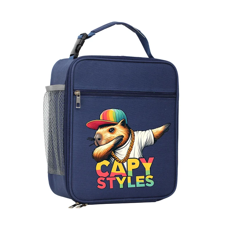 Capy styles patter lunch bag Insulation Bento Pack Aluminum Foil Rice Bag Meal Pack Ice Pack Student Bento Lunch Handbag