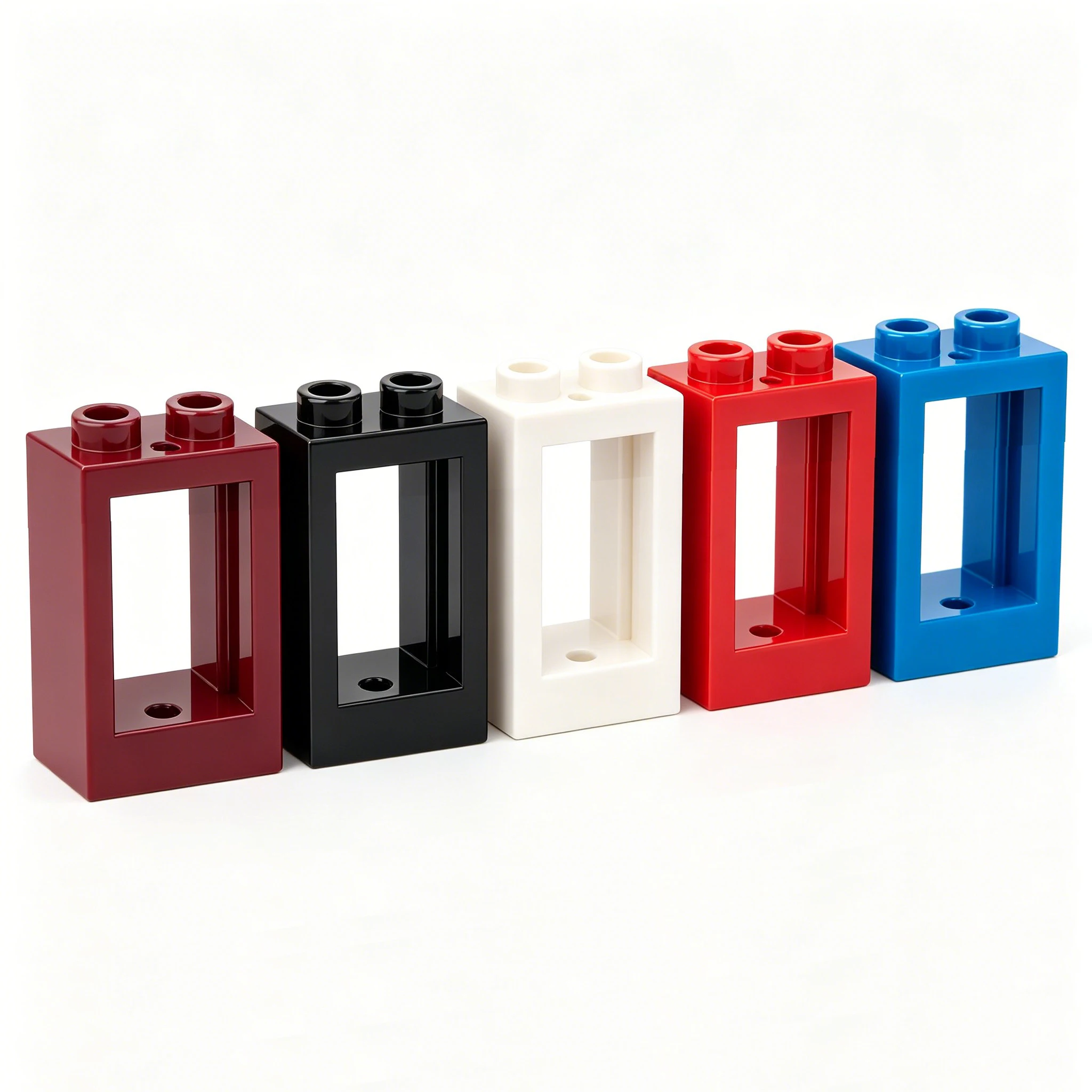 20PCS MOC Parts Bricks 60592 Window Flat 1x2x2 Front Building Blocks Set House Particle Puzzle DIY Toys Children Birthday Gifts