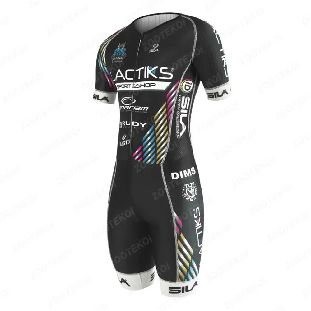 Jersey de ciclismo esportivo masculino para triatlo, macacão ao ar livre, skinsuit de bicicleta, macacão para macacos 2