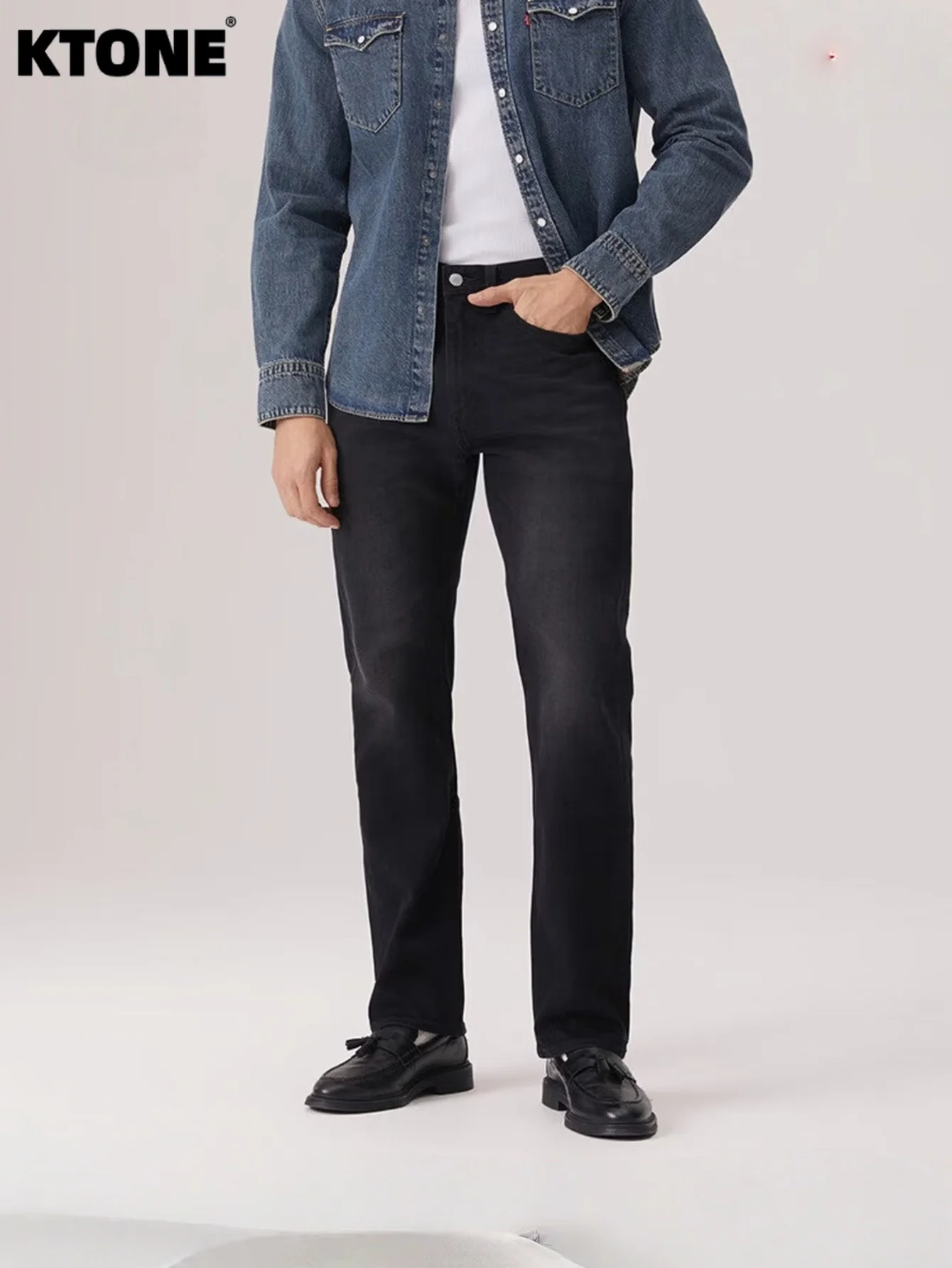 

Man Pants Black Slim Denim Jeans Drip Aesthetic No accessories or belts included