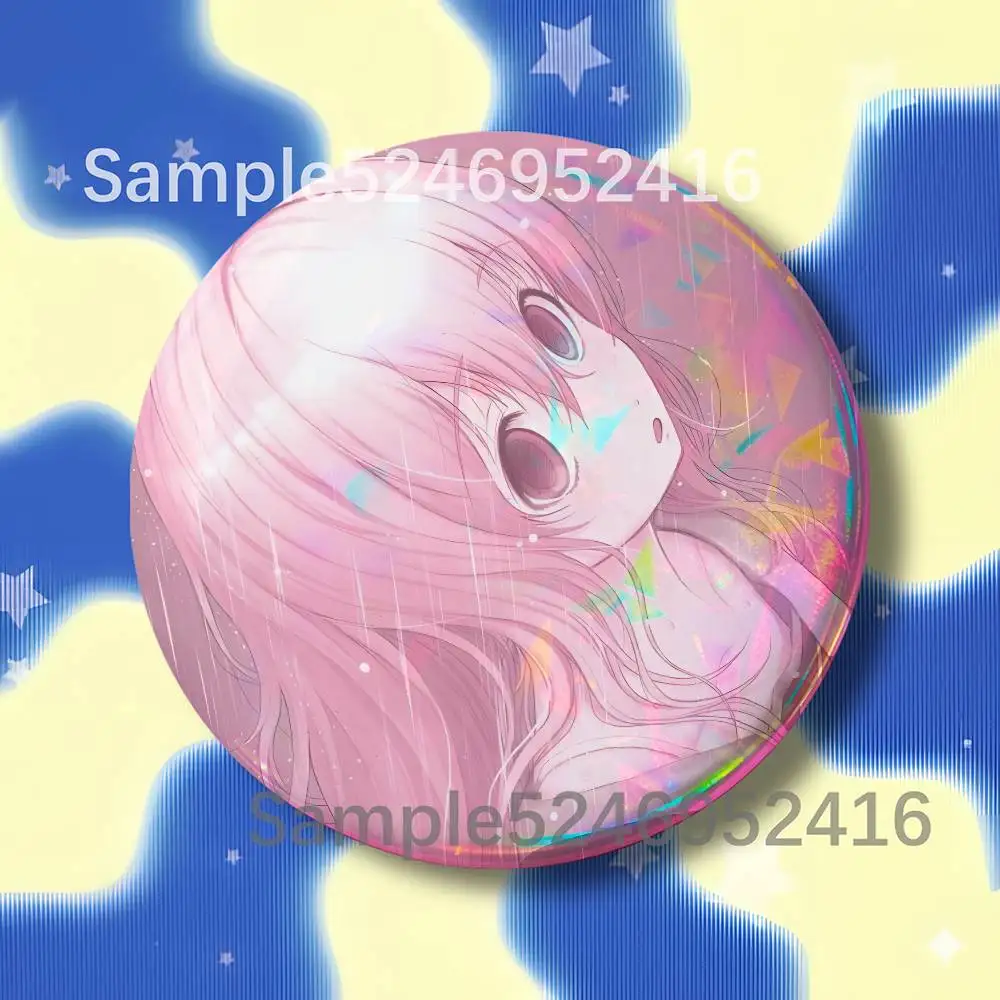 Aoi Mukou T-Totono Game Laser Badge Runde Kreative Anstecknadel Brosche Nischendesign Brosche für Rucksack Reversnadeln Accessoires – Detail 9