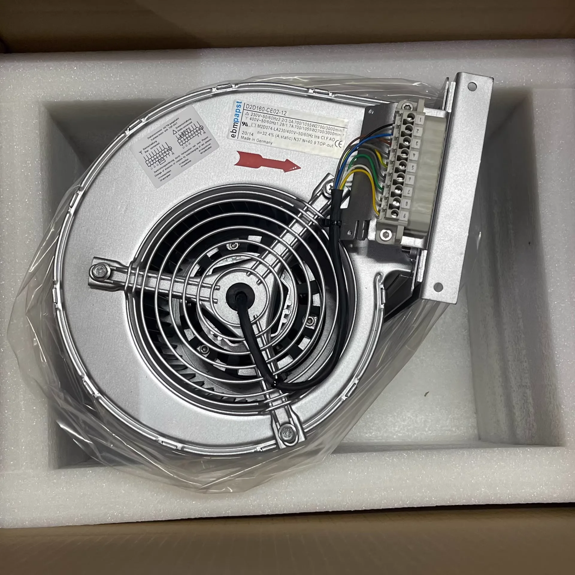 Germany TYP New Original Inverter Fan D2D160-BE02-11/14 CE02-11 Centrifugal Cooling Fan