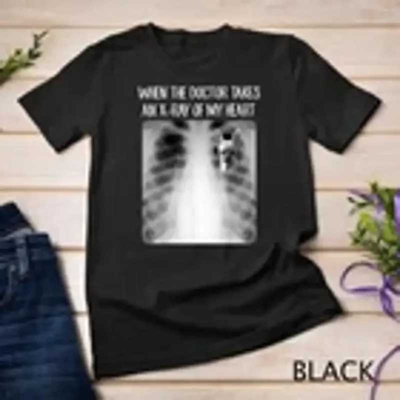 When Doctor Takes X ray Of My Heart Funny Chihuahua Mom Unisex T shirt