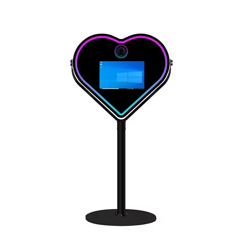 

Portable Selfie Photo Studio Touch Screen Light Emitting Diode Frame Wedding Event Compatible Camera