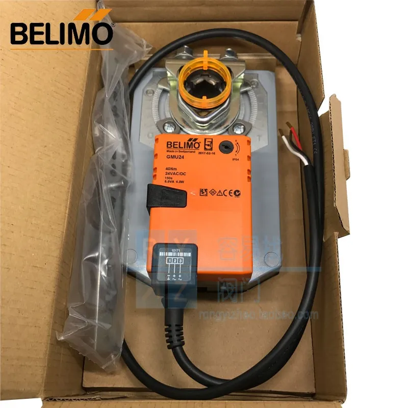 

Электрический привод заслонки BELIMO Bolimou GMU24, напряжение 40 нм, AC/DC24V