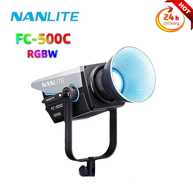 

Nanlite FC-500C Photography LED Light 2700K-7500K Bi-color Professional Lamp For Video Photography Studio Live Streaming