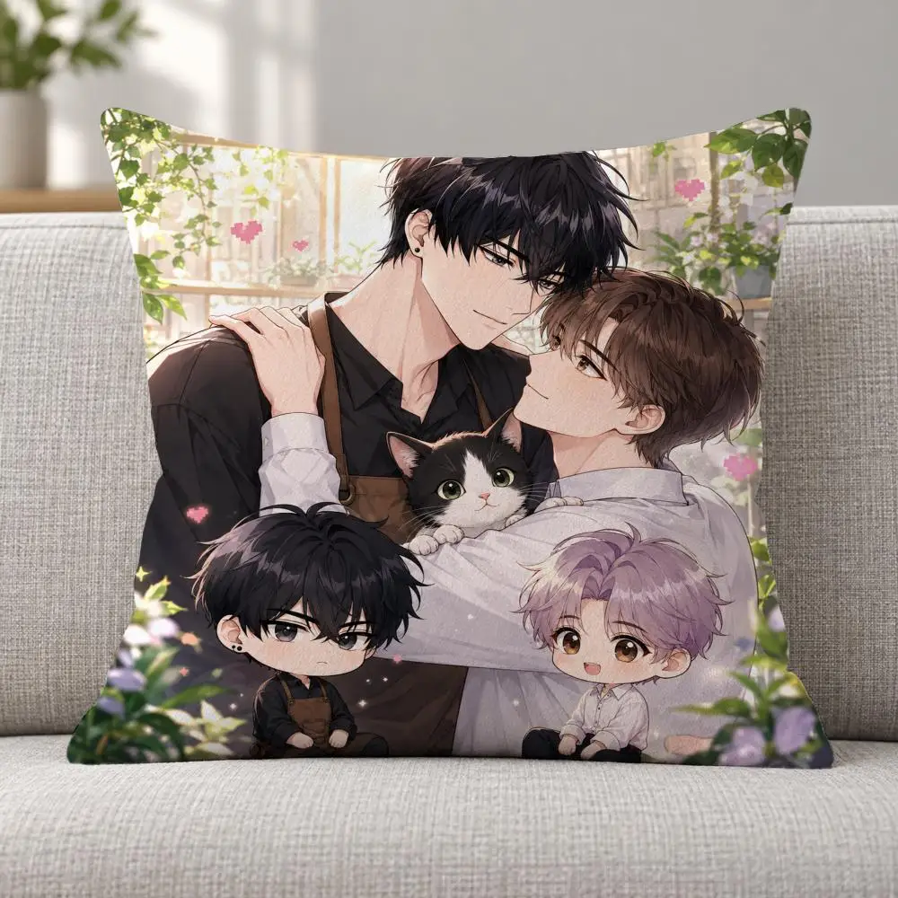 Music Indie V-Virtual Strangers Cushion Cover Soft Plush Decorative Sofa Bedroom Living Room Car Dorm Home Decor Gift