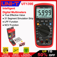 UT139E True RMS Digital Multimeter Temperature Probe LPF pass filter LoZ LoZ (low impedance input) function/Temperature test EB