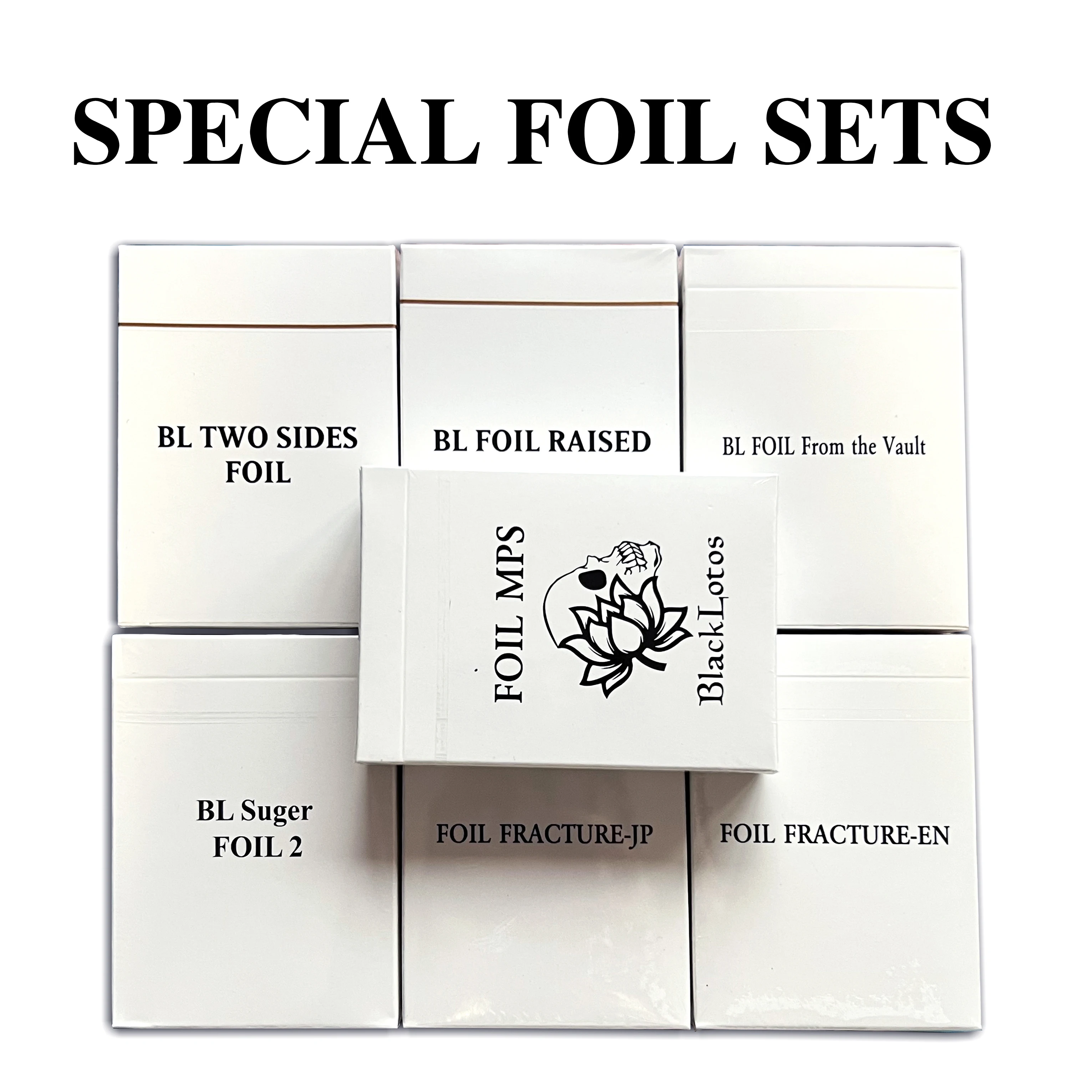 Special FOIL Sets Cards WHOLE SETS PROXY Black Core Game Cards Standard Set TOP Quality Playing Cards Board Games Poker Custom