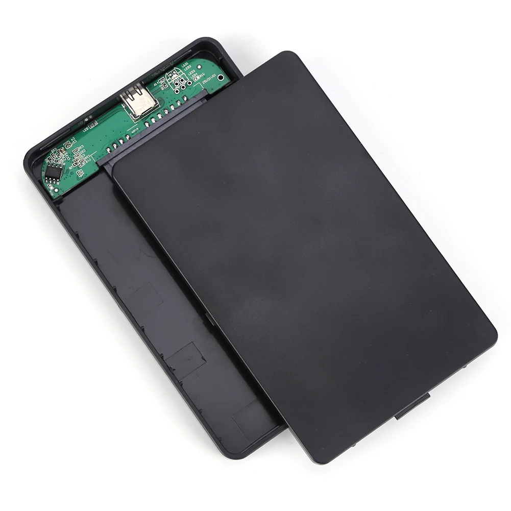 جديد 2.5 "SATA إلى USB3.1 HDD الضميمة التخزين الخارجي المحمول حافظة القرص الصلب USB3.1 SATA 1/2/3 SSD مع كابل USB C
