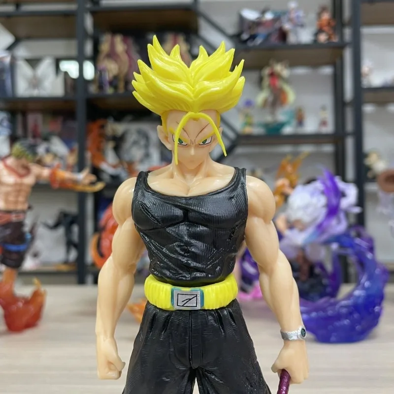 Trendy anime personality dragon ball character Sun Wukong Super Saiyan model gift desktop ornament can be given to friends