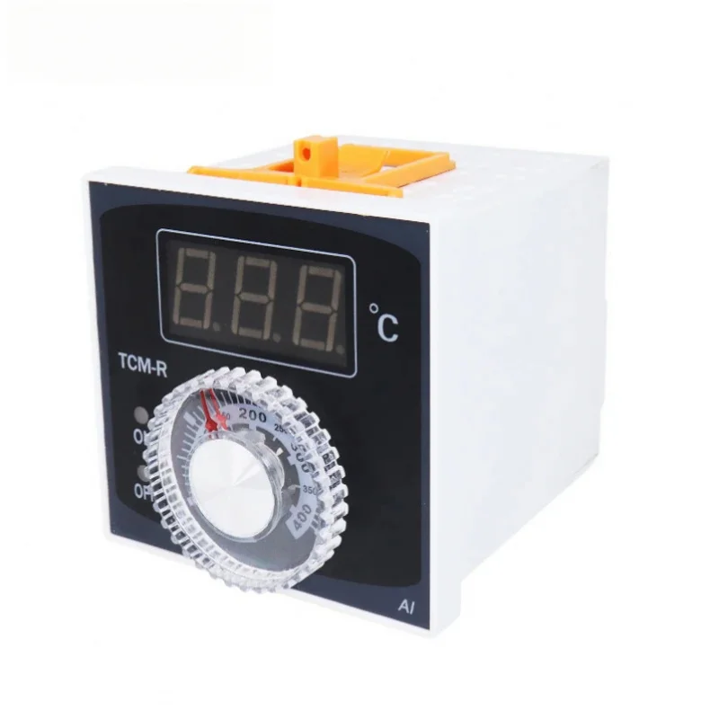 

72*72mm AC220V Digital Thermostat K PT100 Single Input Relay Output TCM-D TCM-K TCM-R Temperature Controller 400℃ 999℃ for Oven