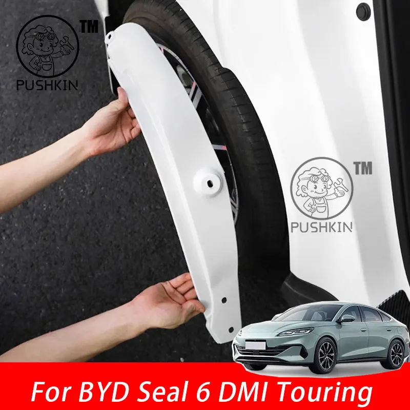 

For BYD Seal 6 C6 DMI Touring 2025 2026 Car Mud Guards Rear Wheel Fender Antifreeze Mudguard Mudflaps Antifreeze Accessories