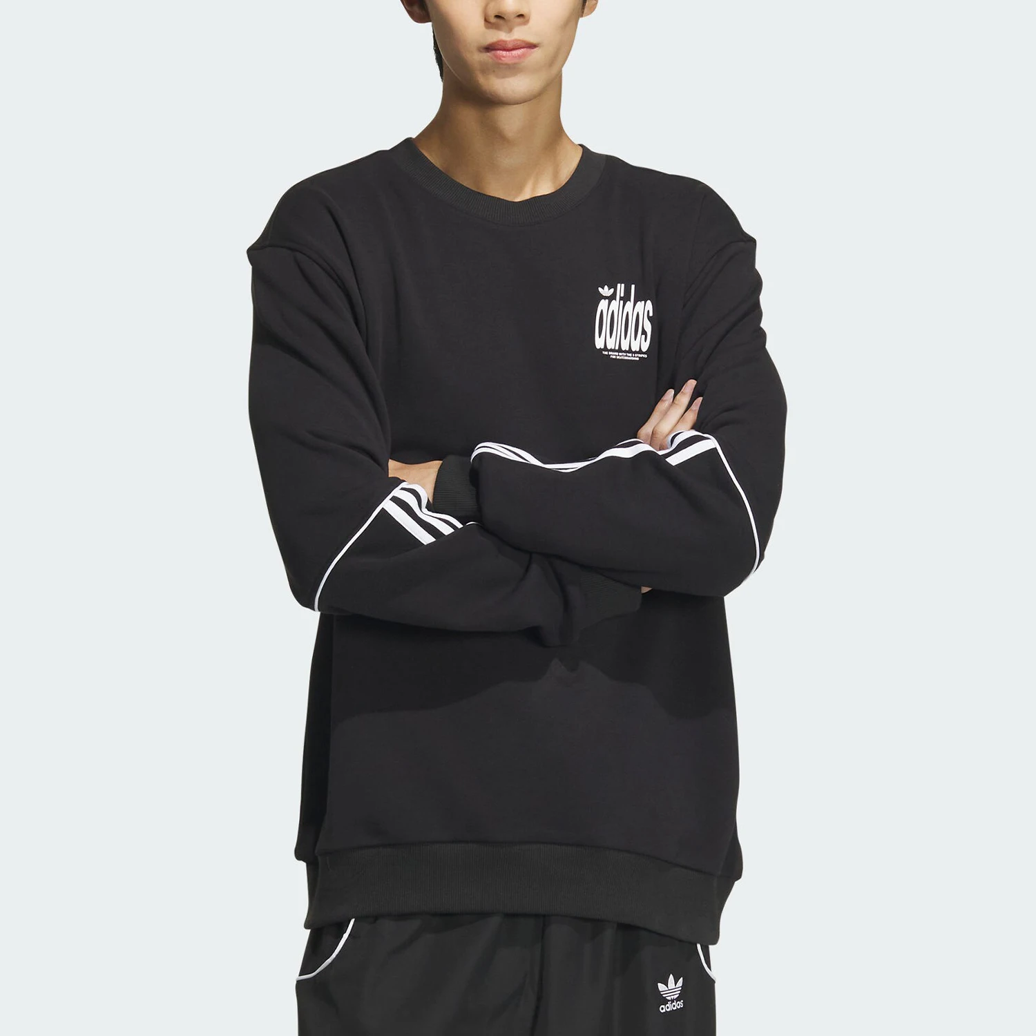 Adidas genuine new clover men's hoodie pullover JE3472
