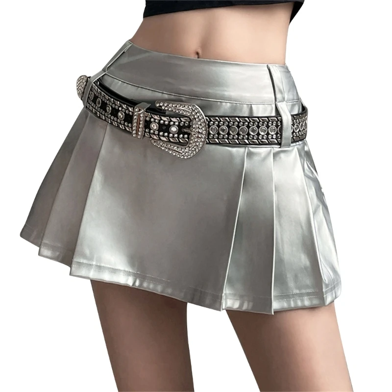 Versatile High Waist Pleated Mini Skirt for Women Perfect for Parties and Clubs Dropship