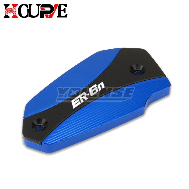 Motorcycle Front Brake Reservoir Fluid Tank Oil Cup Cover Fit For ER-6N ER-6F ER 6N 6F ER6N ER6F