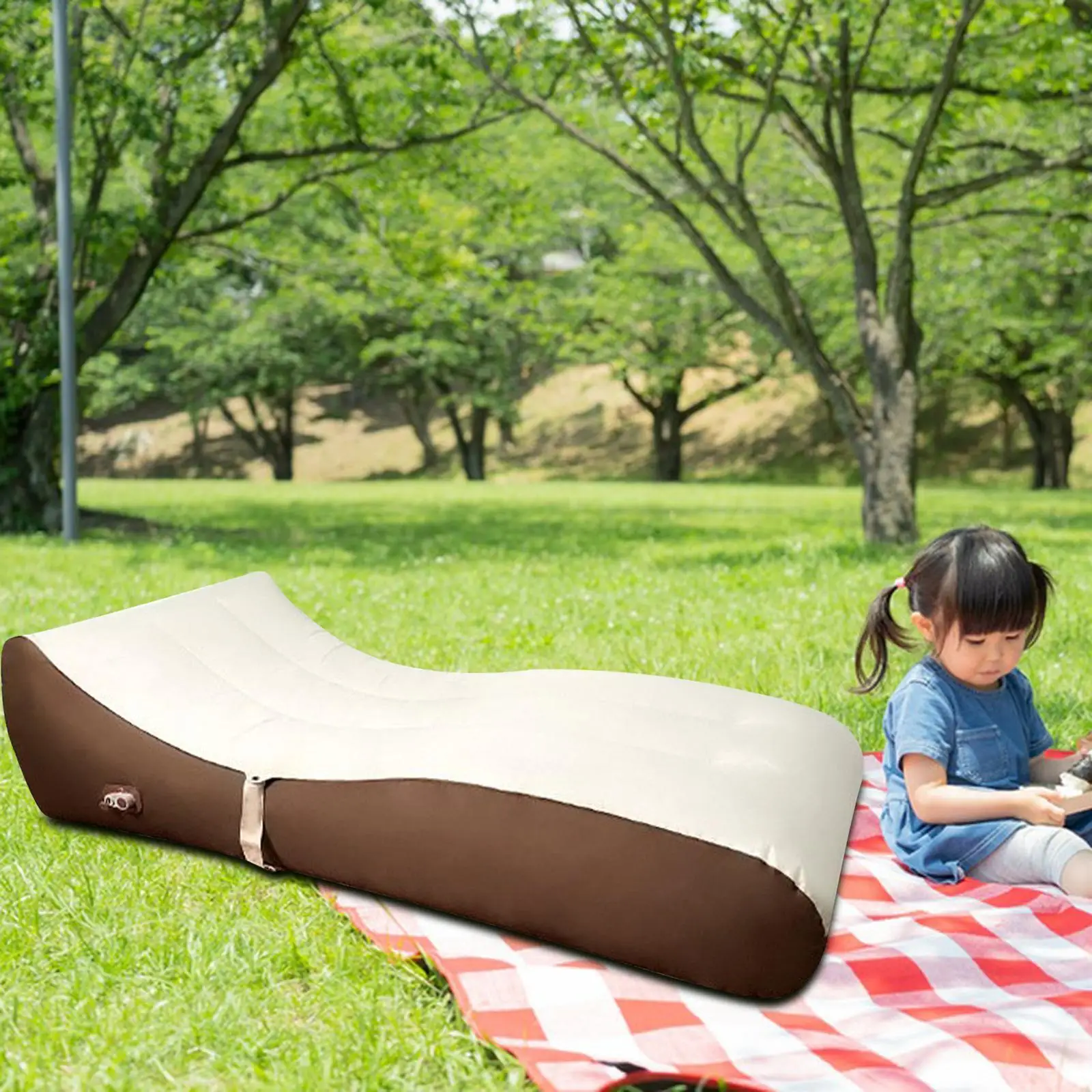 

Automatic Inflatable Mattress Inflatable Couch Air Sofa Bed Chaise Lounger for