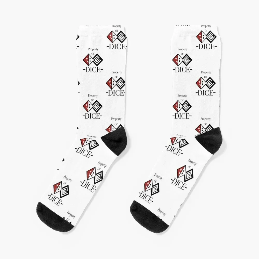 

Property Of DICE Socks anime colored japanese fashion Socks Men Women's