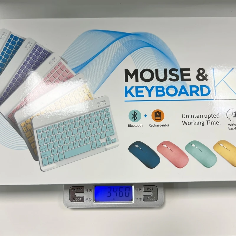 Ultraschlanke Bluetooth-Tastatur, tragbar, Mini, kabellos, wiederaufladbar, für Apple iPad, iPhone, Koreanisch, Japanisch, Englisch