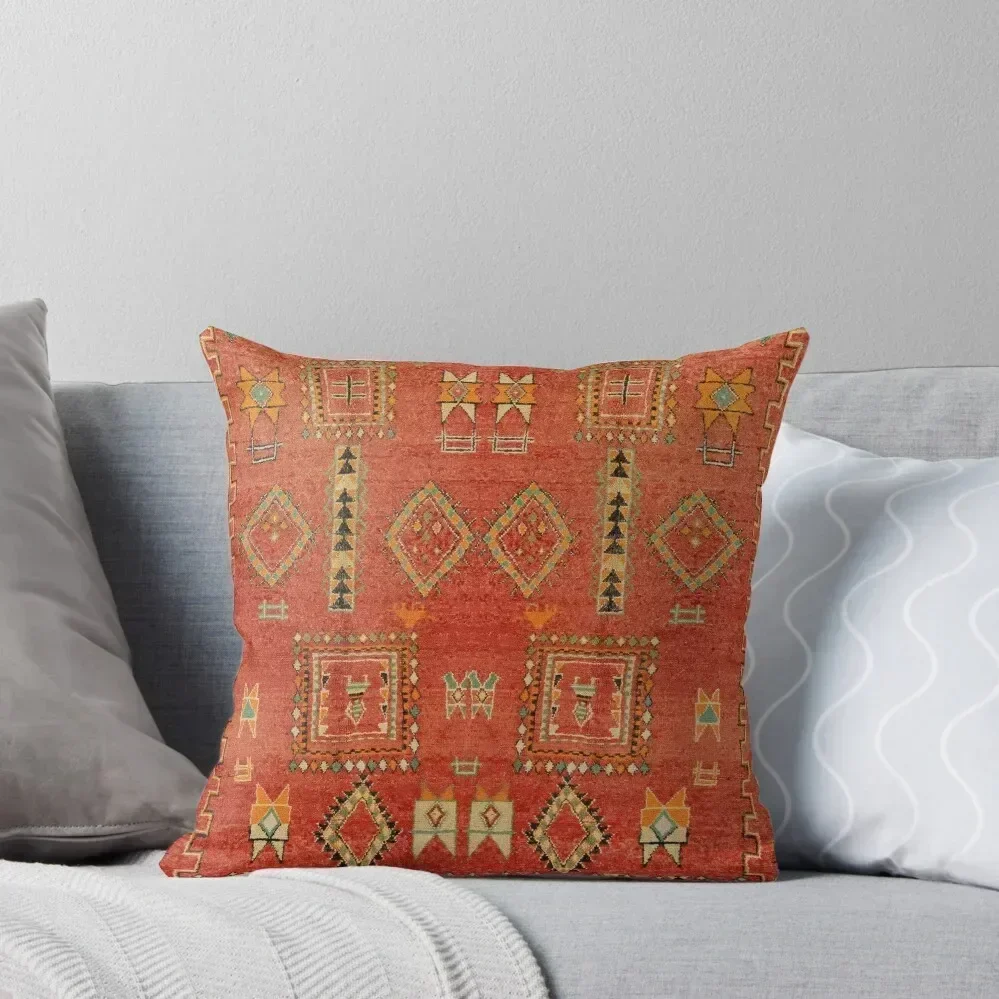 

Traditiopnal Oriental Moroccan Rug Design Throw Pillow Rectangular Cushion Cover Custom Cushion Photo pillow