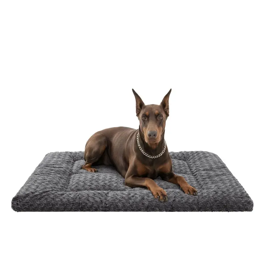 

Мягкий коврик-лежанка для собак, пушистая подстилка для клетки, матрас для сна с нескользящим дном для собак крупных, средних и мелких пород, а также для домашних животных.