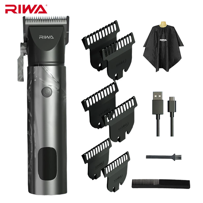 

Riwa Hair Clipper Professional Barber hair Cutting Machine Man Husband Hair Trimmer Machine RE-6510