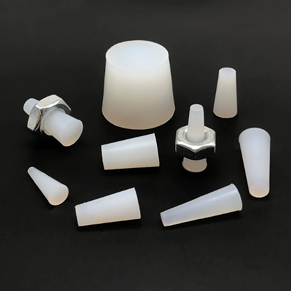 Silent Shielding Plug Blocking Hole Cone Shaped Silicone Plug High Temperature Resistant Sealing Plug Pressure Resistant