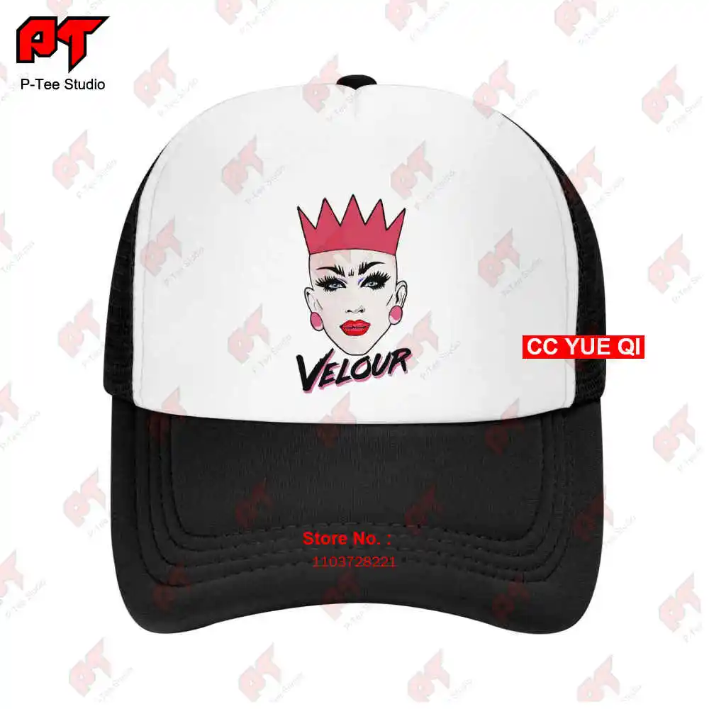 Velour Drag Race Lgbt Pride Vanjiequeen Gay Bottom Masc Dom Baseball Caps Truck Cap MOU8