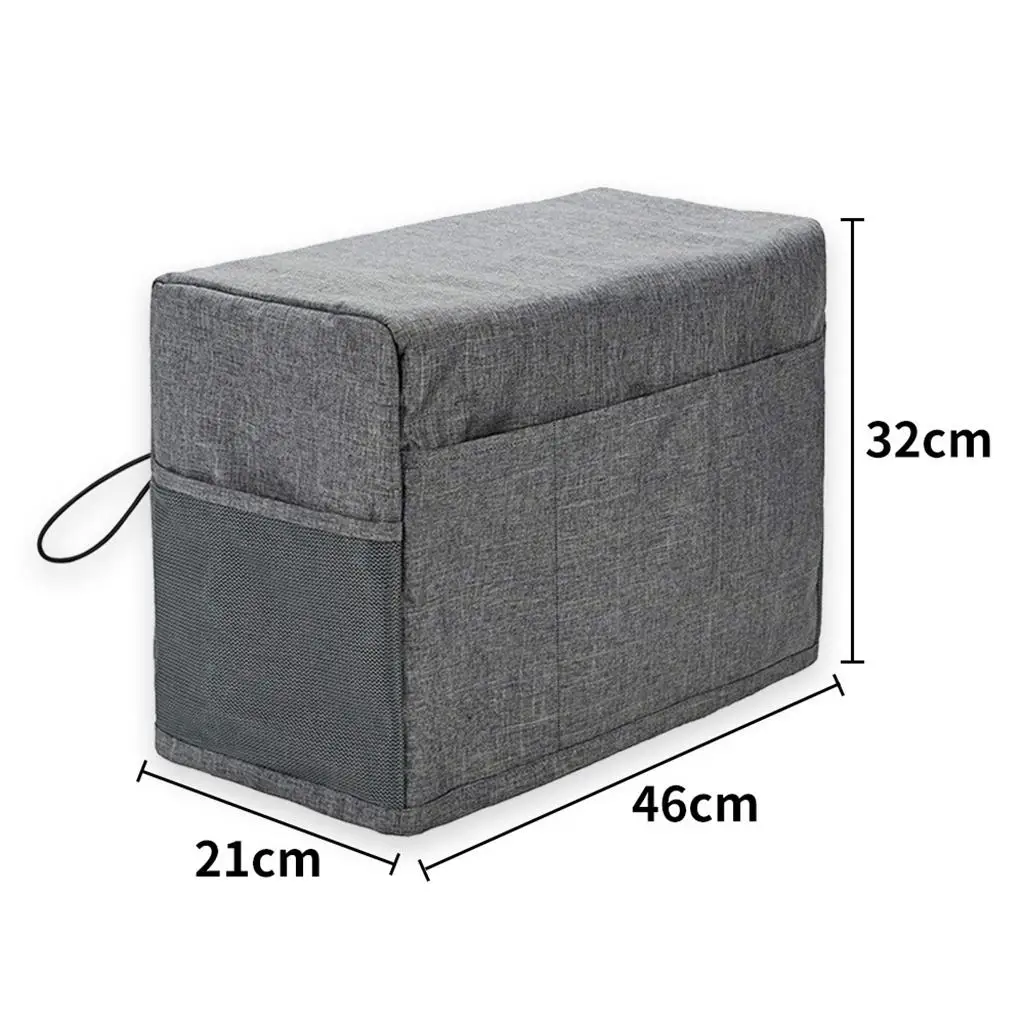 Dustproof Sewing Machine Cover with Pockets Cover/Organizer Polyester Foldable