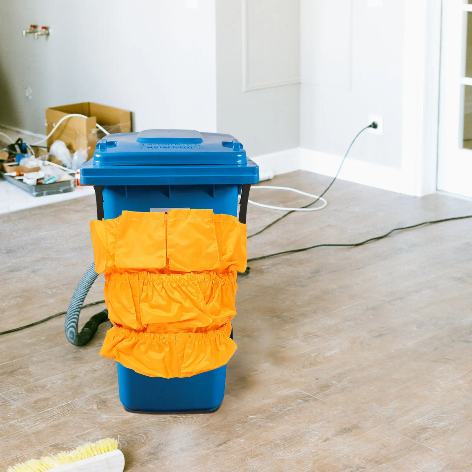 

Премиальные виниловые мешки для мусора: сверхпрочные, износостойкие, для крупногабаритных круглых и квадратных мусорных баков, с несколькими карманами для хранения и уборки