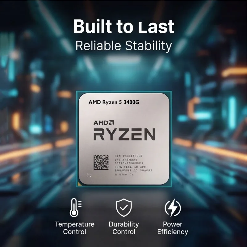 Ryzen 5 3400G APU Mini ITX PC Processor 65W Low Power AM4 Socket CPU For Small Form Factor Desktop view 4