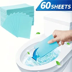 60PC Floor Cleaner Water-soluble Tablet Cleaner Bathroom Cleaner Floor Cleaning Sheet Toilet Deodorant Dirt Toilet Cleaning Tool