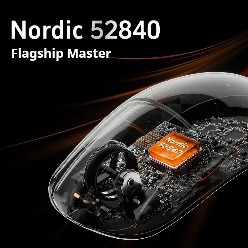 ATK Dragonfly A9 Ultra Wireless E-Sports Gaming Mouse น้ําหนักเบาพิเศษ Tri-โหมด Dual 8K Ergonomic Mice A9 Plus PAW3395/3950