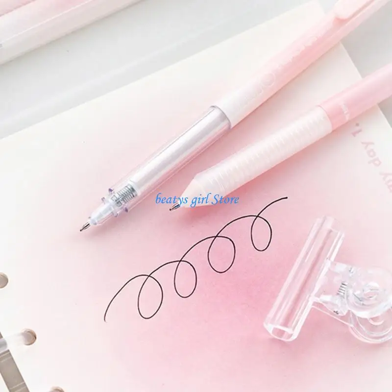 caneta-esferografica-retratil-com-variacao-cor-deslumbrante-5-pecas-linha-fina-038mm-e-05mm-para-escrita-desenho