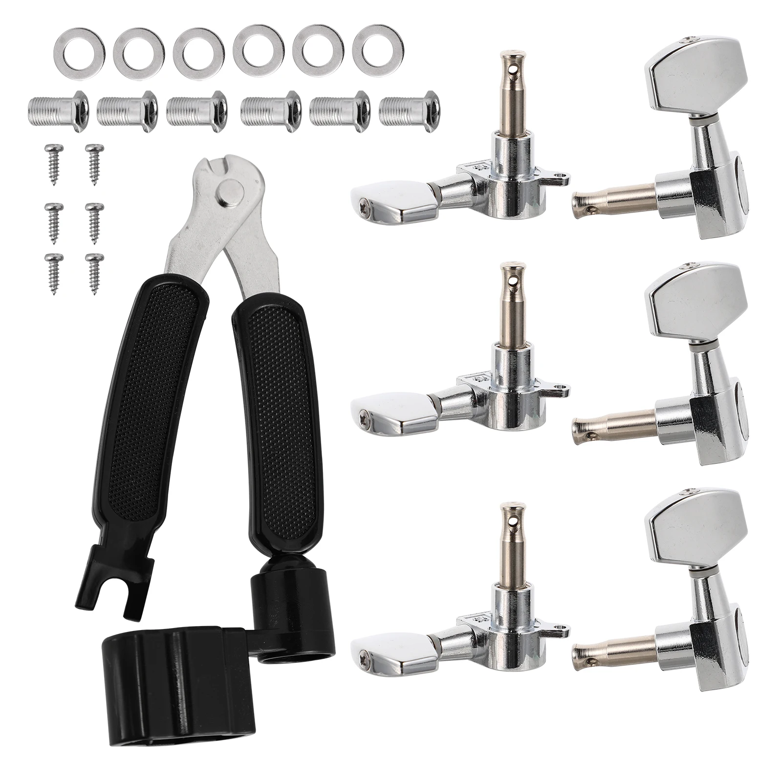 

1 set Guitar Knobs Acoustic Machine Head Tuning Pegs Alloy Durable Eco-friendly Retro Style Guitar Parts Accessories