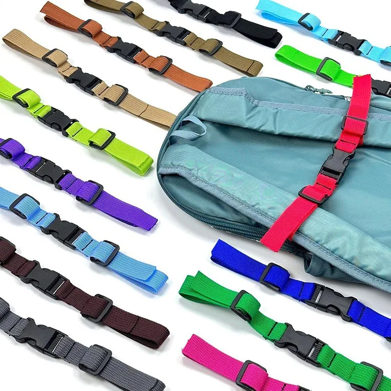 5/10pcs Backpack Chest Bag Strap Harness Adjustable Shoulder Strap For Bag Outdoor Camping Tactical Bags Straps Accessories