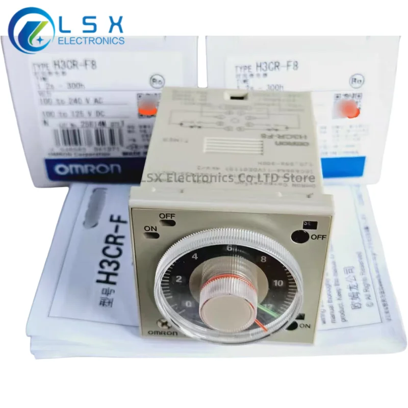 

H3CR-F8 H3CR-F8N 220VAC/24VDC OMRON TIME RELAY NEW ORIGINAL