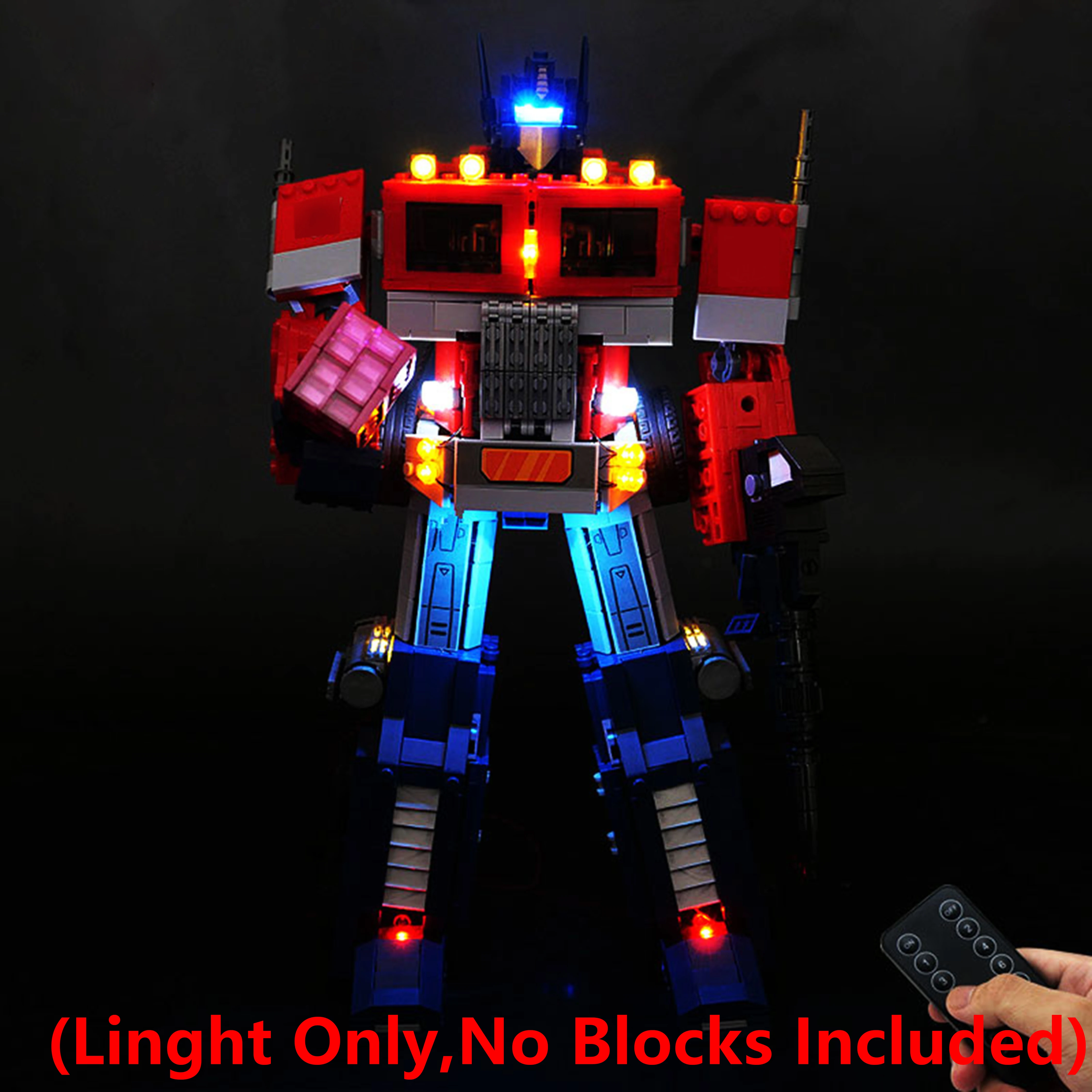 

Комплект светодиодного освещения «сделай сам» для 10302 Mecha, строительные блоки, светильники с дистанционным управлением, только идеальный подарок для взрослых и фанатов