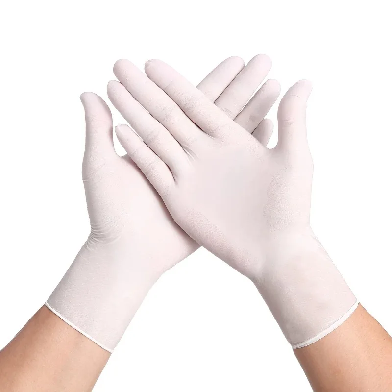 JUSTLANG-guantes quirúrgicos médicos, esterilización sin polvo, desechables, de látex, para clínica y médico, 10 pares