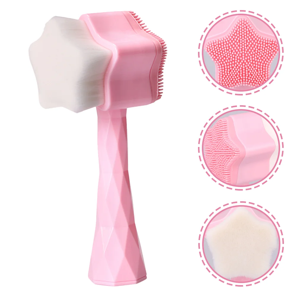 Face Brush Exfoliator Wash Silicone Cleanser Facial Makeup Skin Care Tool Scrub